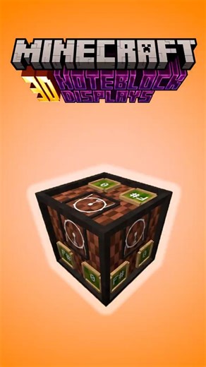 Новый нотный блок Minecraft Note Block Displays 3D