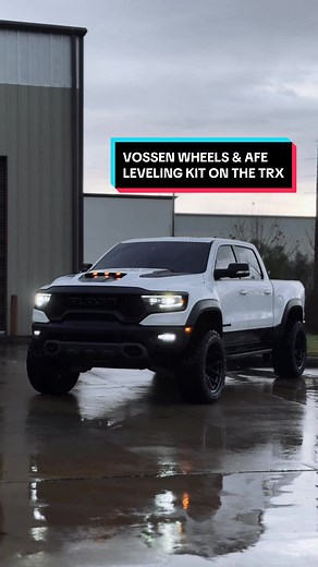 Ram TRX got the ultimate setup with the new Vossen wheels & AFE Leveling Kit! Hit us up for a quote on your vehicle today! #trx #ramtrx #trucksoftiktok #fyp @Vossen Wheels