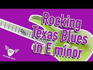 Rocking Texas Blues Backing track for Guitar Jam in E minor