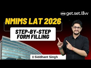 NMIMS LAT 2026 Form Filling Complete guidelines | Step-by-Step Details ft. Siddhant Singh