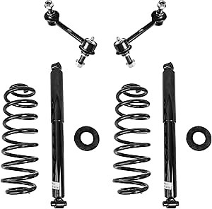 Detroit Axle - Rear Struts Kit for 02-06 Chevrolet Trailblazer EXT GMC Envoy XL 04-05 Envoy XUV 03-06 Isuzu Ascender 2003 2004 2005 Replacement