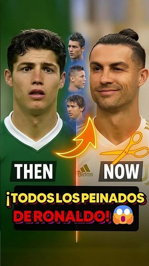 ¡Todos los peinados de Cristiano Ronaldo! 💇🏻‍♂️🔥