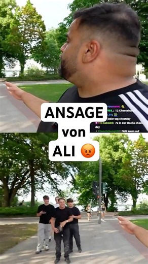 Ali gives his fans a piece of his mind