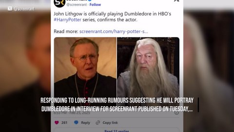 John Lithgow confirmed to play Dumbledore in HBO's Harry Potter TV series