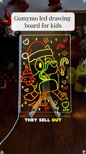 Gomymo LED drawing board for kids｜Christmas gift win✅ No more mindless iPad time｜Gomymo LED drawing board｜Glow Drawing Board #Gomymo #LedDrawingBoard #LedGrawingboardForKids