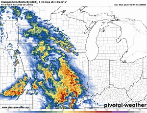 Updates on Tomorrow Weather: Heavy rain overnight into tomorrow morning, localized ponding is possible in low lying areas Now we have some changes in the latest forecast for tomorrow, the latest model runs show we could destabilize tomorrow late morning after rain/storms move out and that could be enough to allow for new storms to refire after lunchtime and move east across northern Illinois tomorrow afternoon into early evening. Storms tomorrow afternoon and early evening (2-6pm) could be stron