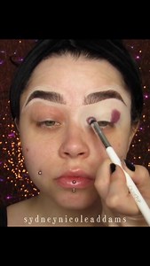 Smoky glitter Red Halo eye🥰 Spoiledcosmetics.com Sydney Nicole's Makeup used two of our liquid lipsticks to create this look! | Spoiled Lips cosmetics