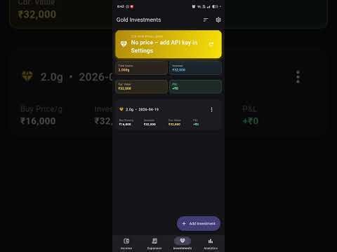 Expense Tracker App for Mobile application development course assignment