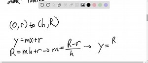SOLVED:Find the volume of a frustum of a right circular cone with height h, lower base radius R, and upper radius r.