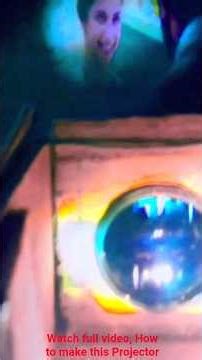 How to Make a REAL Projector at Home (High Power Beam) | DIY Mobile Projector