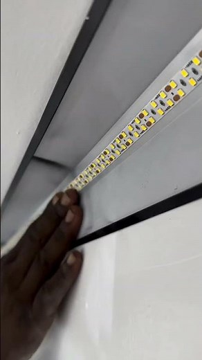 corner profile light ceiling profile light. how to install corner profile light? #coblights #cobligh