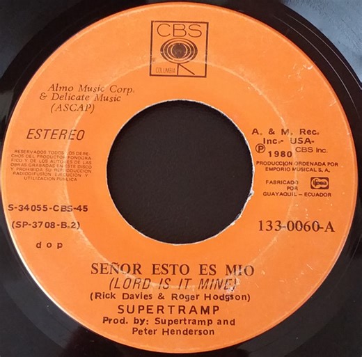 Supertramp - Lord Is It Mine