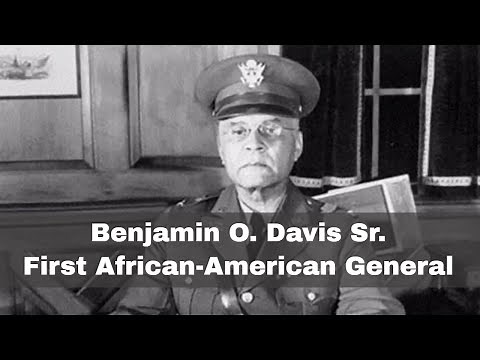 25th October 1940: Benjamin O. Davis Sr. becomes first African-American general in the US military