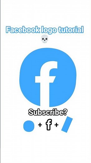 Facebook logo tutorial!