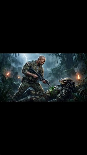 THE ROCK vs PREDATOR SELF DESTRUCT 💥👽🪨