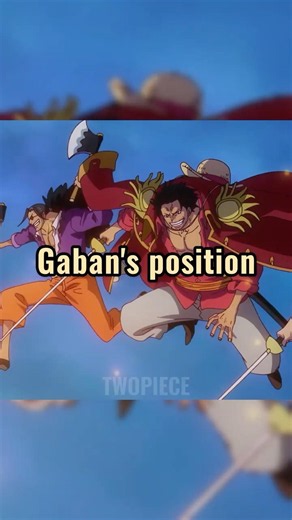 Oda REVEALS Gaban's Position at Roger Pirates! #onepiece #anime #eiichirooda