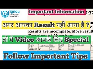 IGNOU results update 2022 IGNOU exam result not update kya kare? IGNOU evaluation result not update