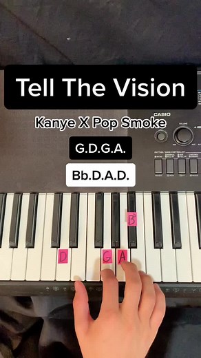 Kanye X Pop Smoke Piano Tutorial: 30-Second Lesson