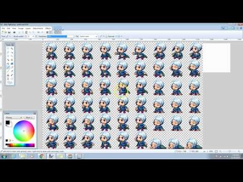 RPG Maker MV Tutorial -how to increase or decrease sprite size-