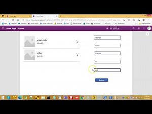 Lesson179 - Dataverse Edit Save data in table - Power Apps 1000 Videos