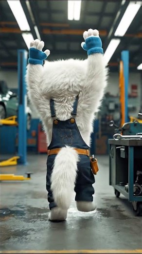 Why This Cat is the Cutest Auto Repair Worker