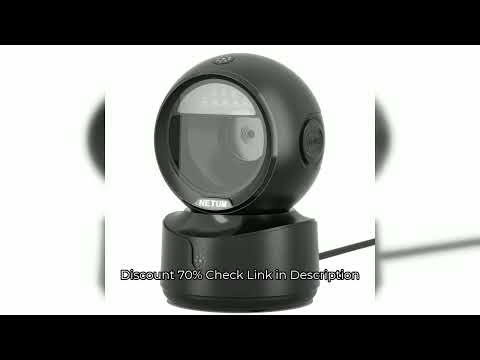 NETUM A5 2D Desktop Barcode Scanner, Omnidirectional Hands-Free Wired USB Big Barcode Reader 1D QR S