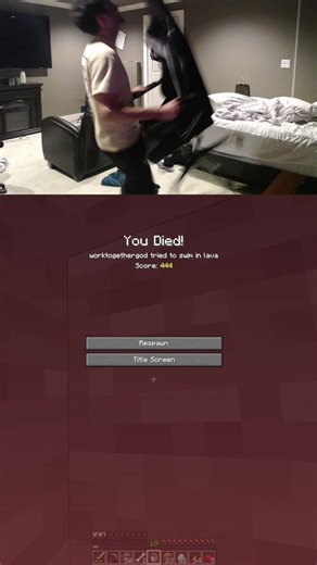 I really hate Minecraft sometimes ☠️#minecraft #gaming #funny | minecraft