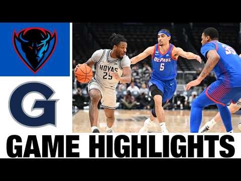 Georgetown vs DePaul Highlights | Men's Basketball | College Basketball 2026