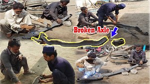 1.5M views · 24K reactions | Rebuilding Broken Truck Front Axle Repair Broken Front Axle | Pakistani truck | Facebook