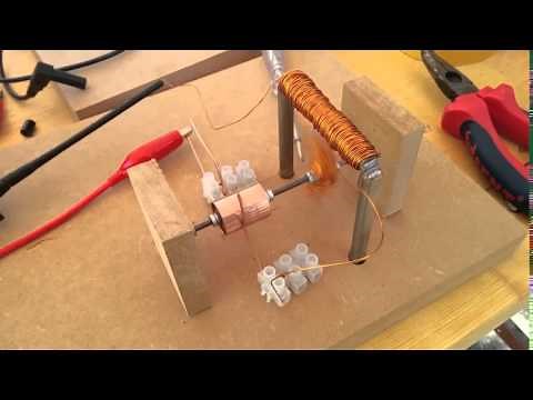 Einfacher Elektromotor selbst gebaut