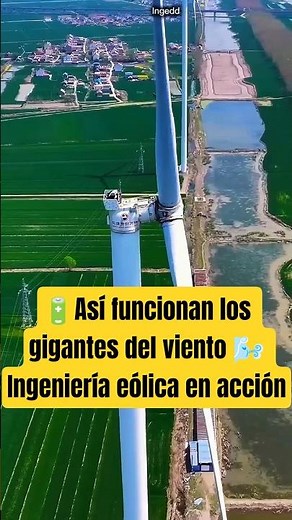 🔋 “This is how wind giants work 🌬️ | Wind engineering in action” #shots
