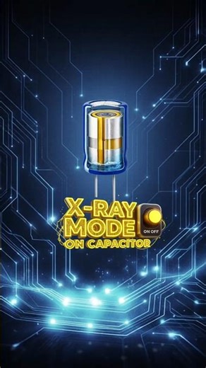 X-Ray View of a Capacitor Inside Electronics Revealed!
