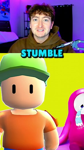 FALL GUYS vs STUMBLE GUYS #stumbleguys #babyyoda_tv #mobile | stumbleguys