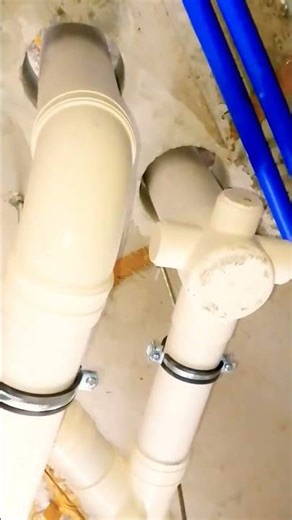 SWR PVC pipe line for bathroom fitting