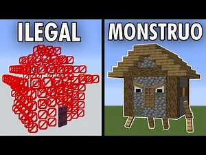 20 CASAS ILEGALES de Minecraft!