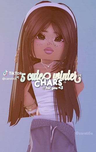 cute winter chars 4 you ! #orachars #ora #roblox #fyp #winter | roblox