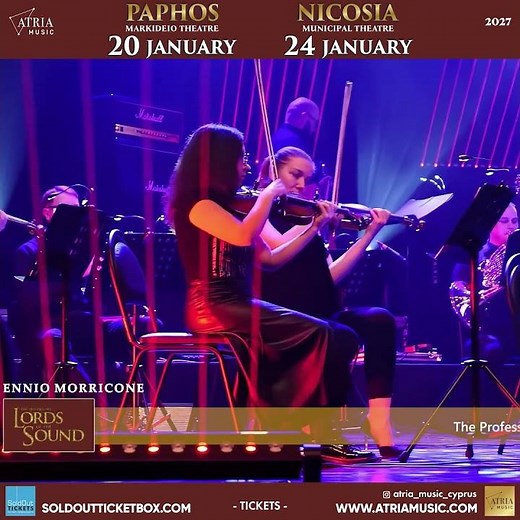 The Music of ENNIO MORRICONE performed by the symphony orchestra of the Lords of The Sound