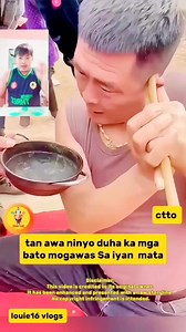 609K views · 2K reactions | Tan awa ninyo ni duha ka bato mogawas sa iyang mga mata #reelsviral #reels #everyone #highlights #trendingvideo #fbreelsviral Disclaimer: This video is credited to its original owner. It has been enhanced and presented with a new storyline. No copyright infringement . | louie16 vlogs | Facebook