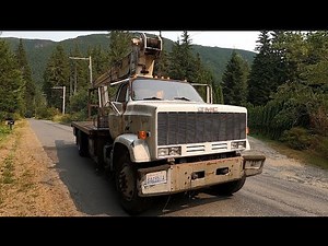 GMC Topkick With a 3208, first start in 10 YEARS, Pure sound video