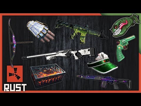 Rust Skins | No Mercy L96! Dragon Horn Chest, Atomic Lr, Tempered M39 (Rust Skin Preview)