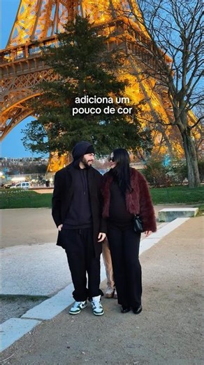 PRETO É COM A GENTE, AS CORES FICARAM PARA ELA 🦄❤️ #trend #vlog #paris #frança #paidemenina