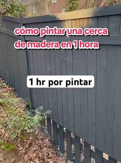 Cómo pintar una cerca de madera en una hora