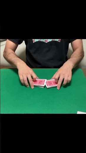 Push thru false shuffle #sleightofhand #cards