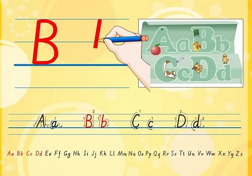 26个英文字母书写+发音教学（视频学习）