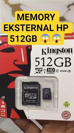 Memory HP SD Card 500GB Kingston