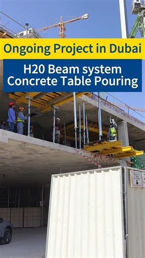 ZeemoForm-James on Instagram: "Concrete table pouring, ongoing high rise building project in Dubai, H20 beam system formwork #construction #civilconstruction #constructionsite #scaffolding #civilengineers #concreteformwork #concretemold #concrete #formwork #plywood #doka #peri #metalproducts #constructionmaterial #chinamanufactures #waterproofplywood #chinasupplier #steelprop #China"