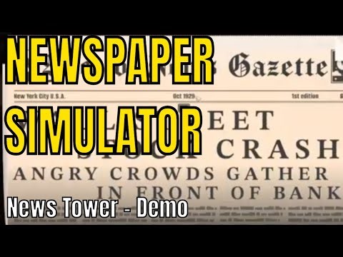 EXTRA EXTRA: Best Management Sim Since GameDev Tycoon | News Tower (Gameplay Demo)