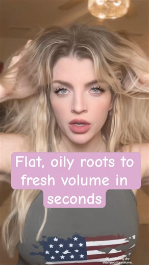Fresh Hair in Seconds ✨ Volumizing Dry Shampoo Routine #haircare #dryshampoo