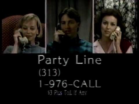 Detroit - Party Line commercial (1987)