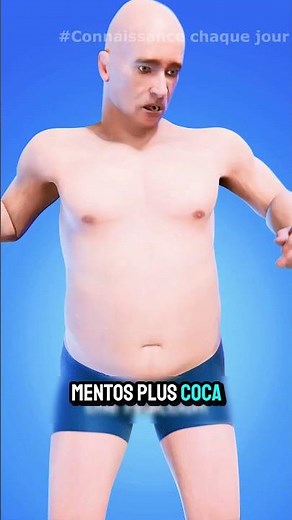 Que se passe-t-il si tu manges après avoir bu du Coca ? 😱| Mentos + Coca #shorts